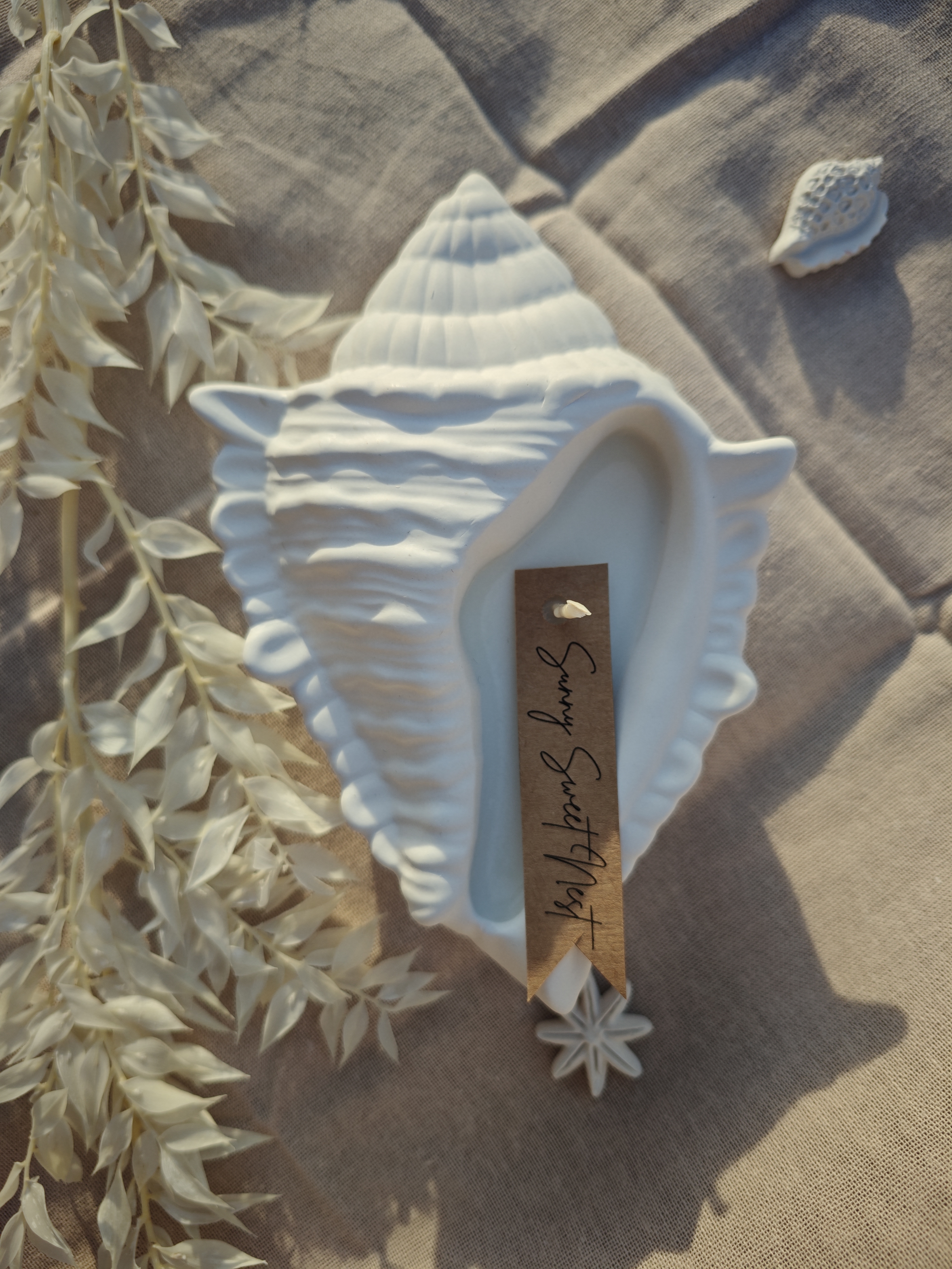 L'Envoutante, bougie en forme de coquillage
