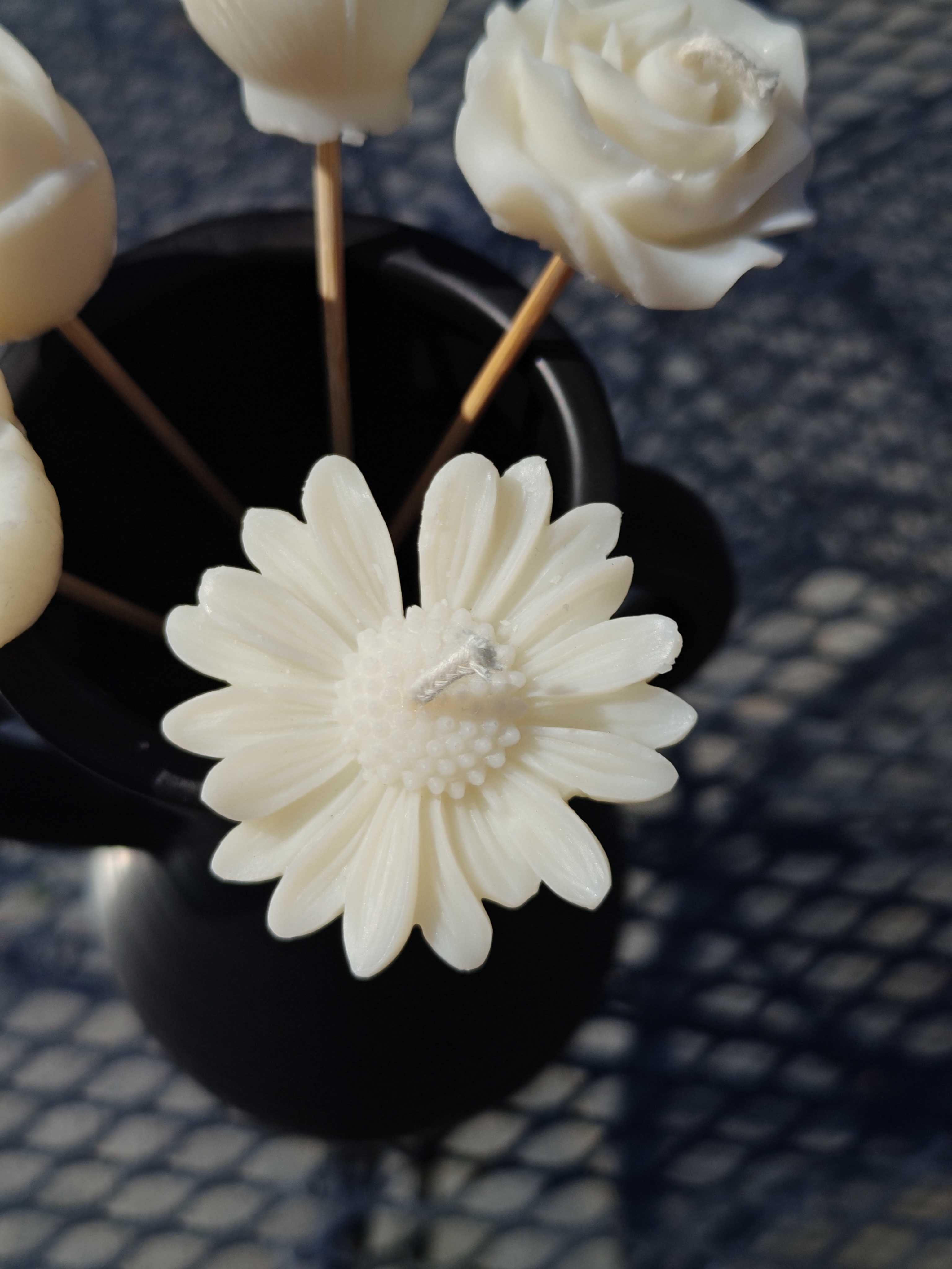 La Marguerite, bougie en forme de fleur pour composer un bouquet