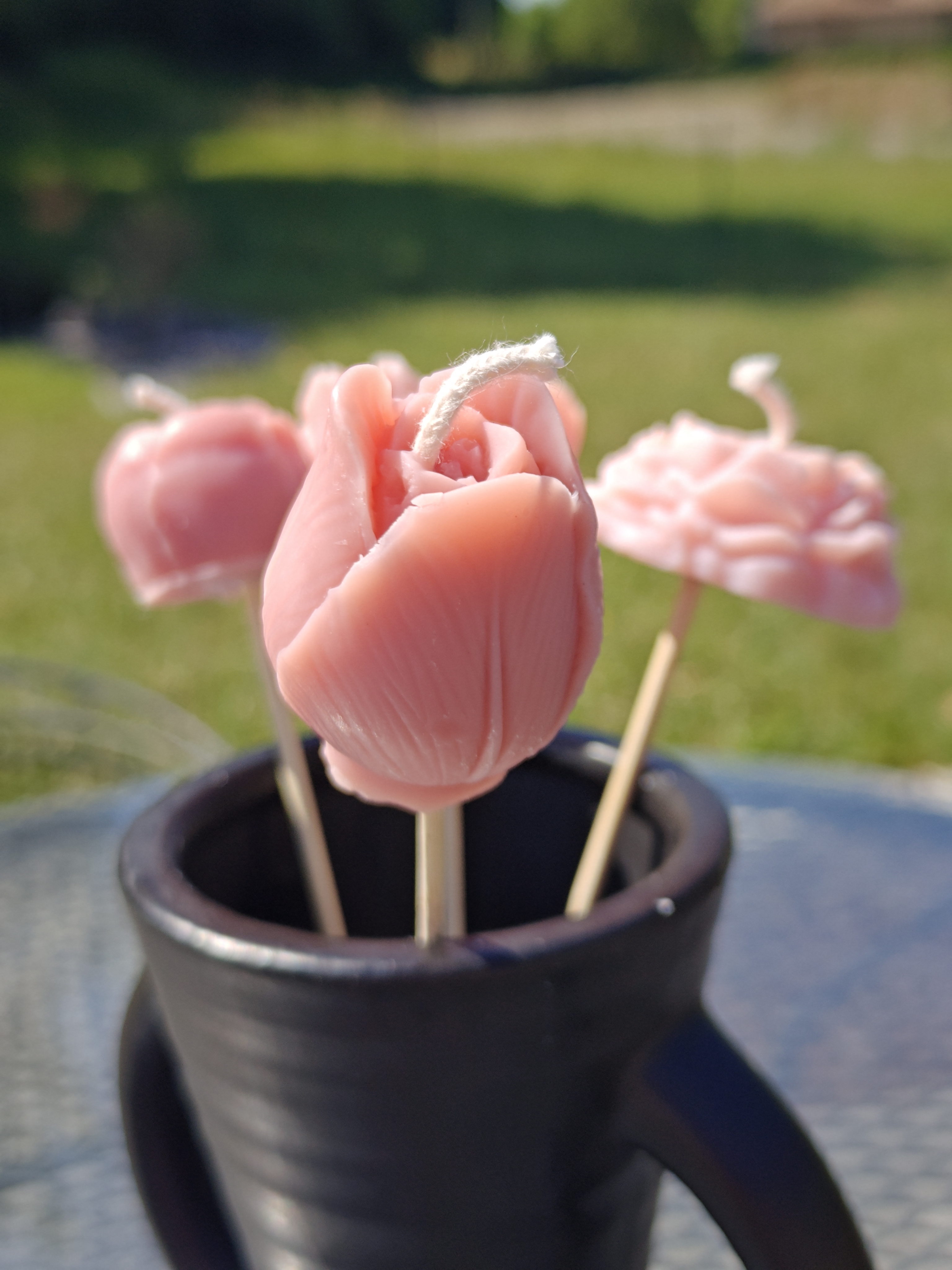 La Tulipe, bougie en forme de fleur pour composer un bouquet